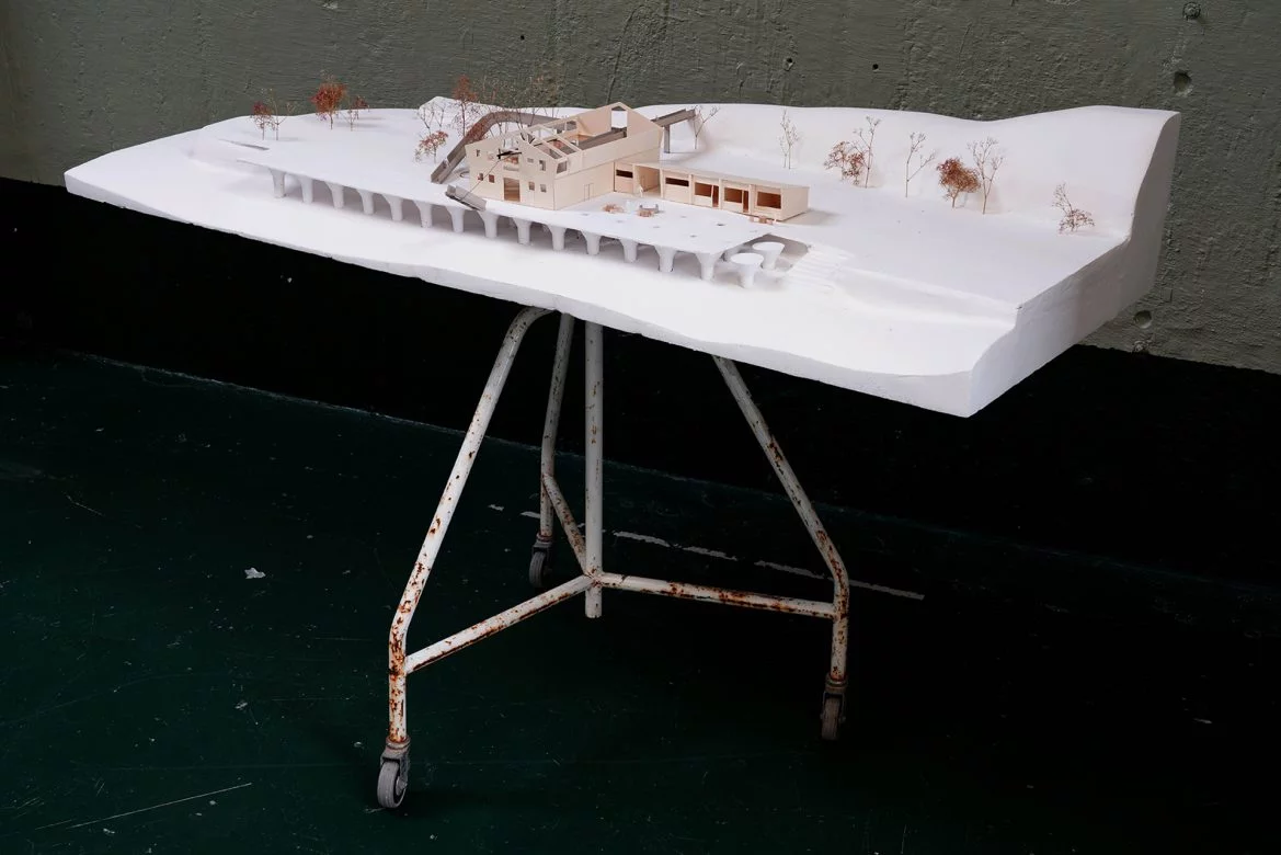 Final model on site of the new “Forsamlingshus“