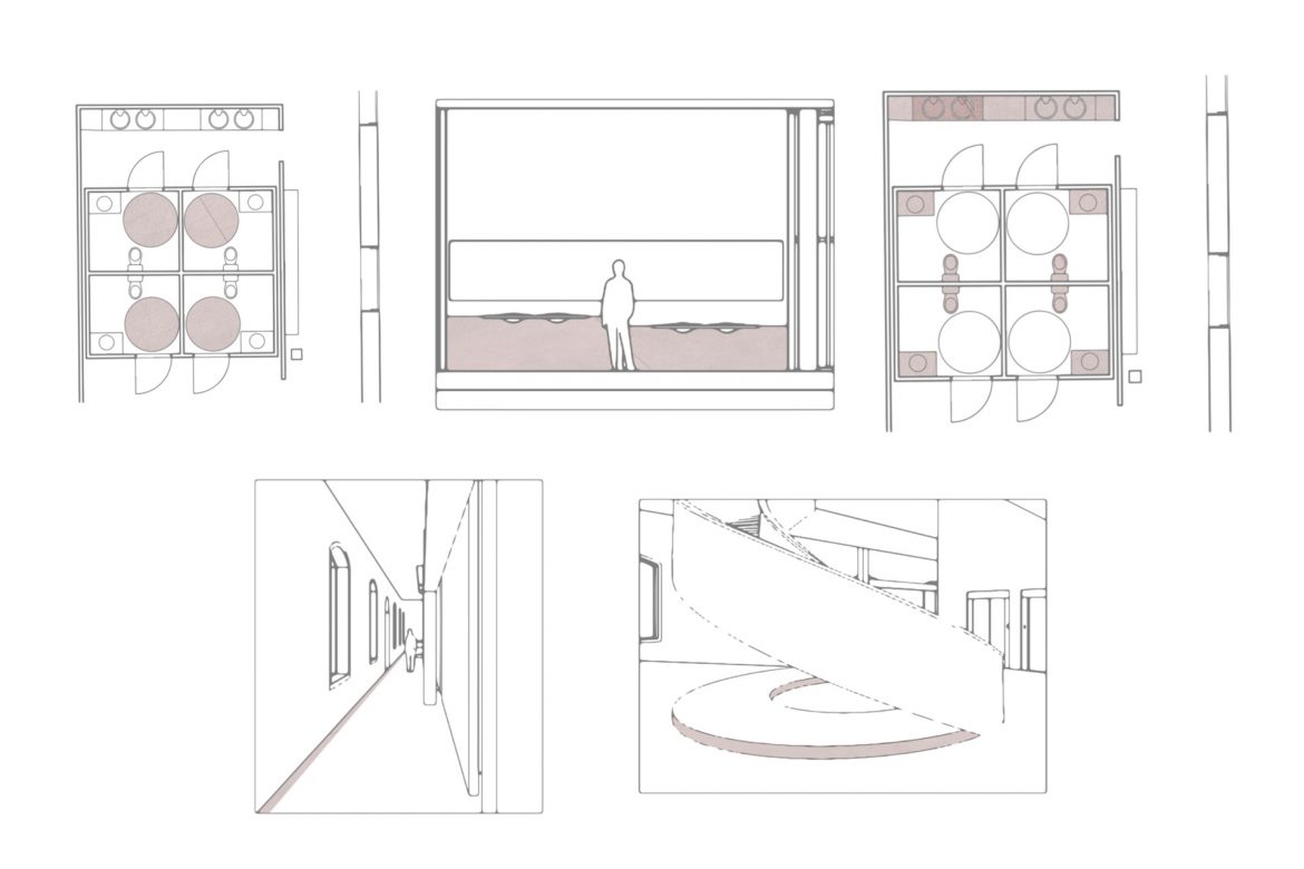 universal design details of the food court