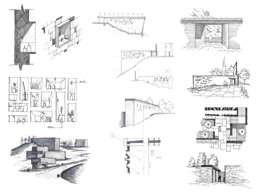 Compilation of selected preliminary sketches
