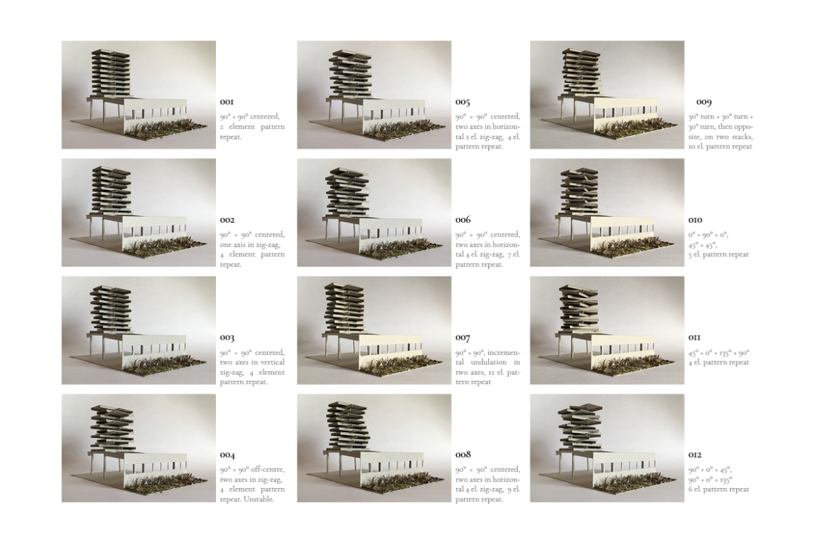 Finding the form of swallow habitat towers