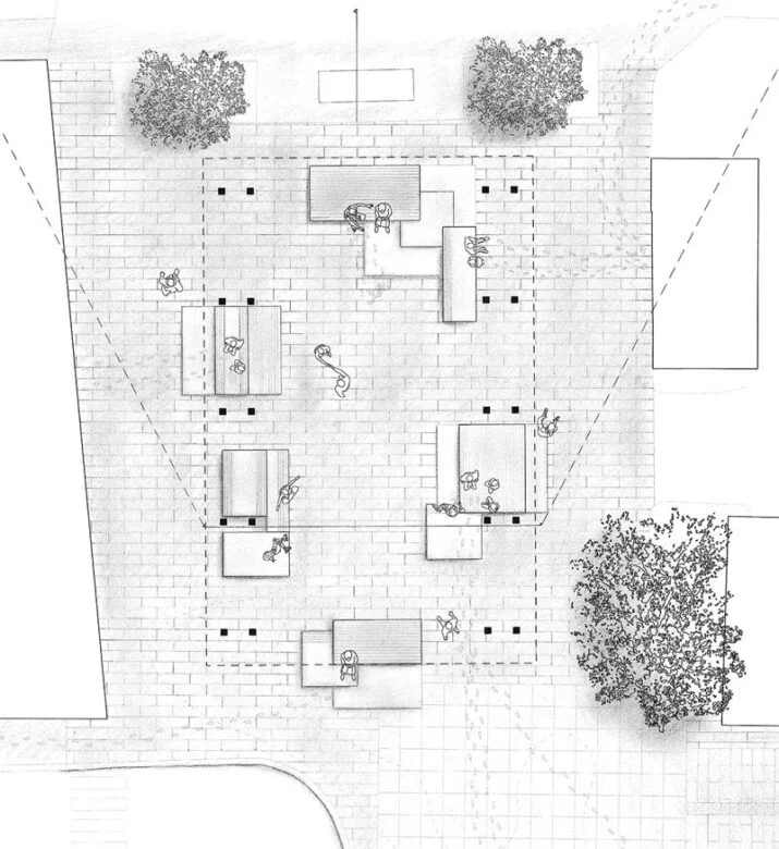 The Square. Plan drawing
