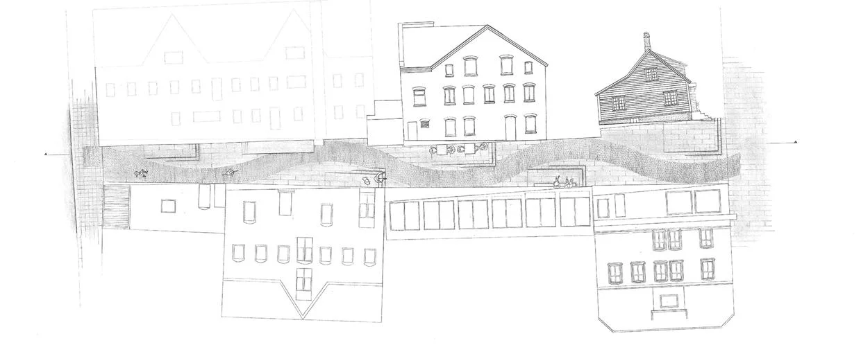 The Alley. Plan drawing