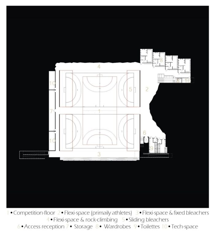 Plan drawing - Hall