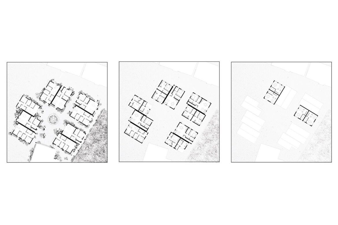 Plans of proposed low-rise high-density dwellings