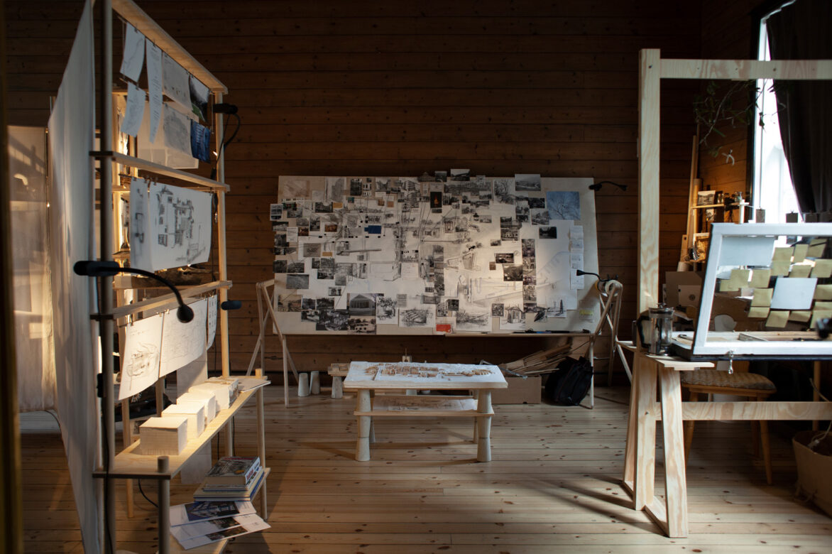 Studio space, exhibition