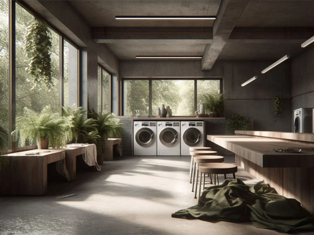 Rendering of common laundry room