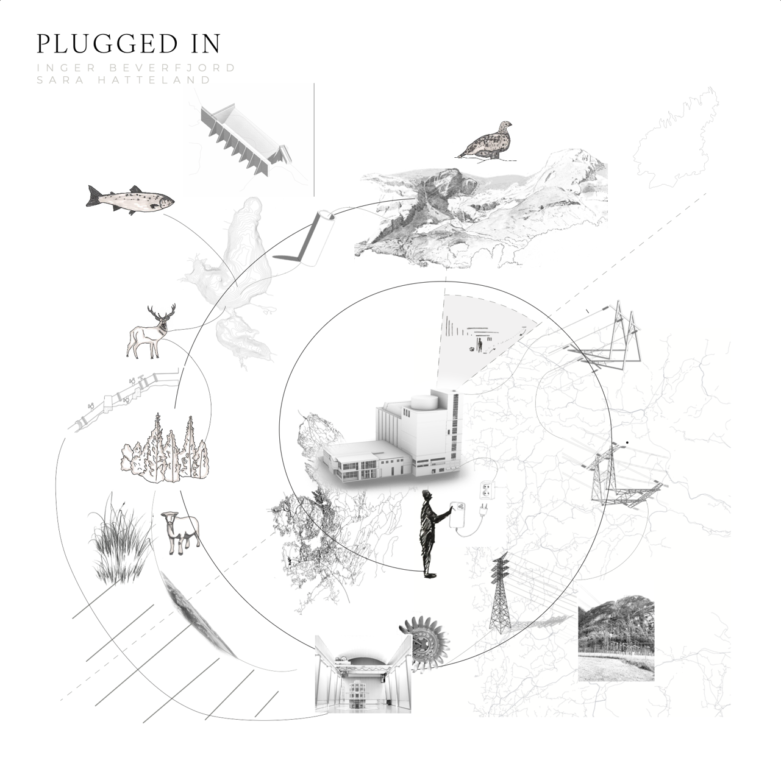 Illustration showing our perception of the hydroelectric landscape