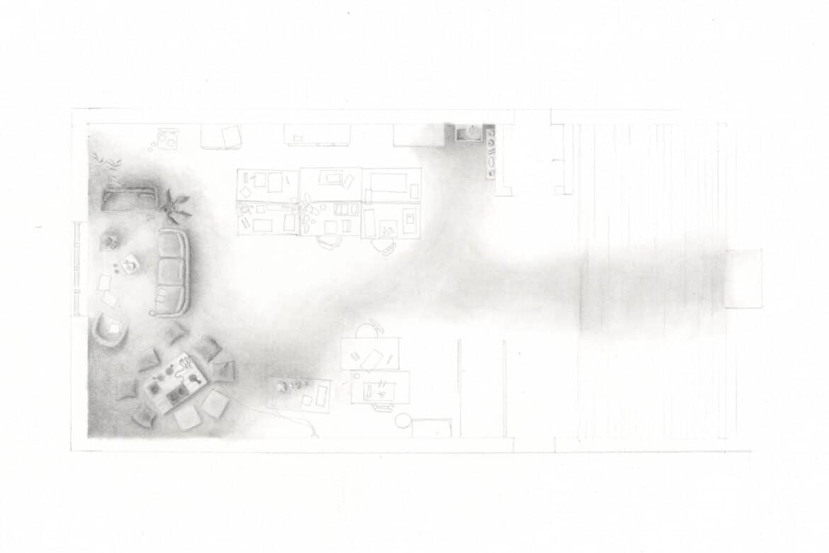 Plan drawing of “A Cross Minds” cross course