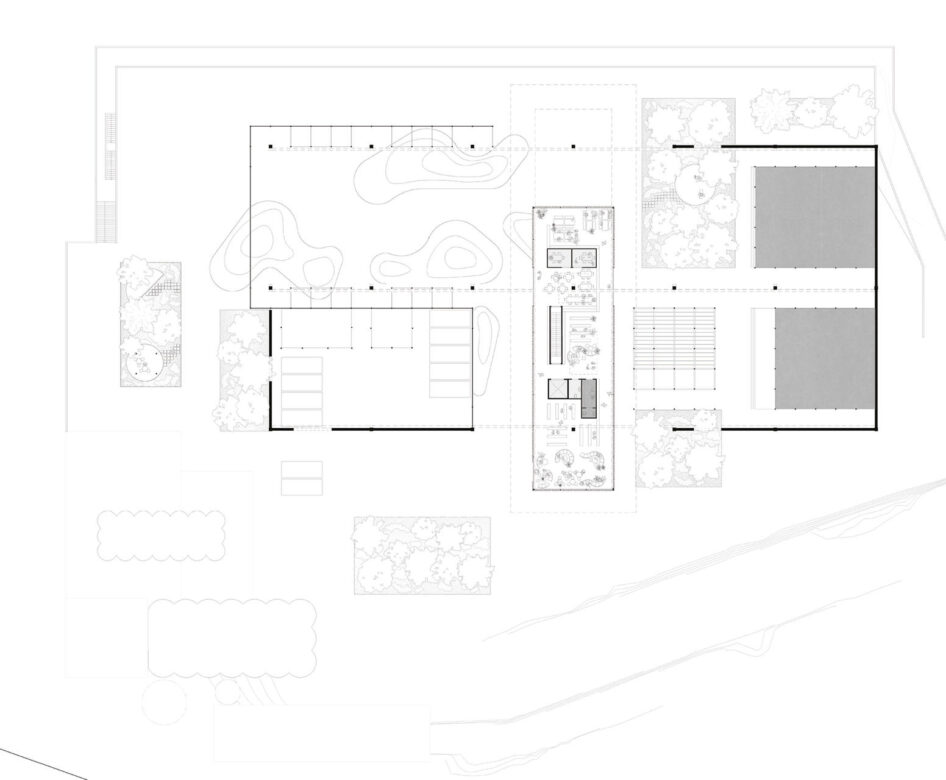 Plan of Urban institute first floor