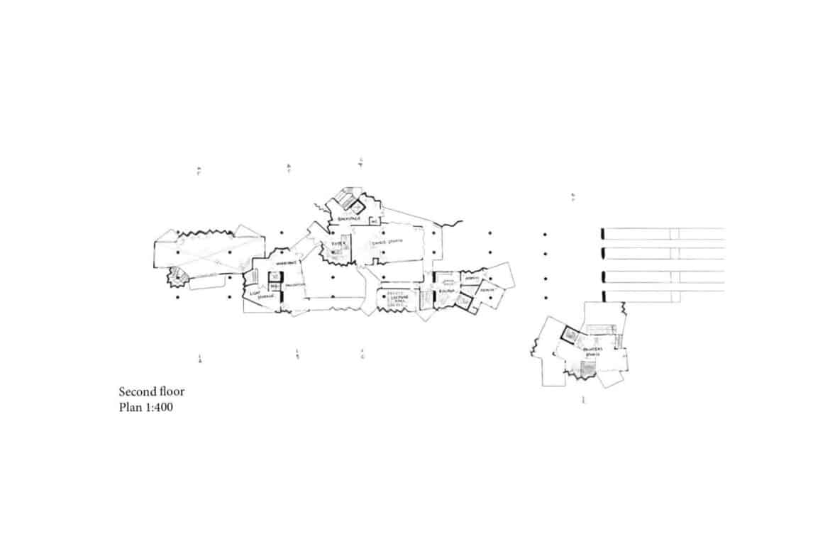 Second floor plan 1:400