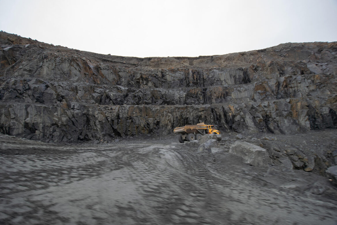 Snapshot of the quarry as it exists today