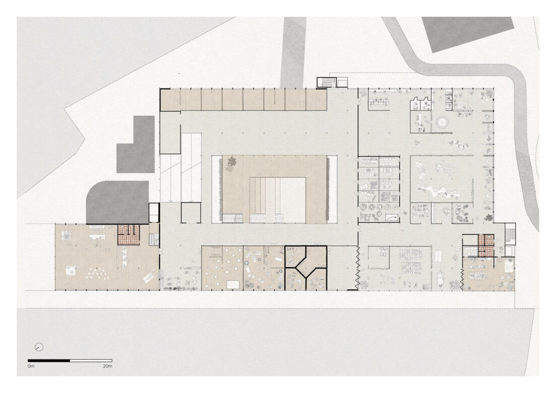 Plan drawing, 1st floor