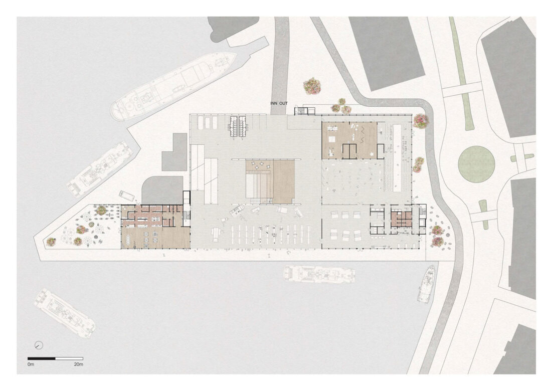 Plan drawing, ground floor