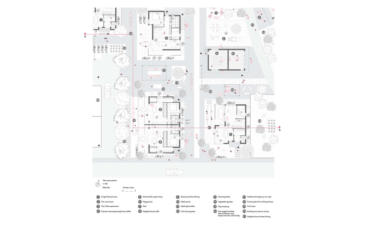 ATMOSHPHERE PLAN GROUND FLOOR 1:100